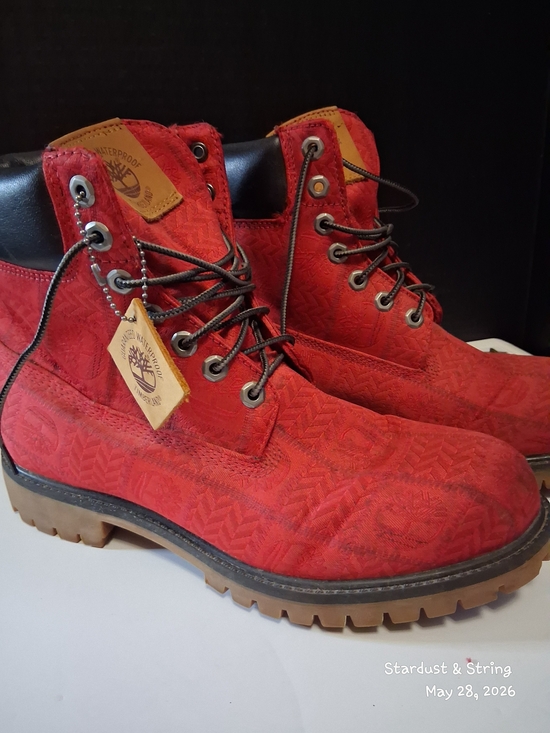 Timberland Other - Timberland Mens 6 Inch Premium Waterproof Boots Red Size 9.5